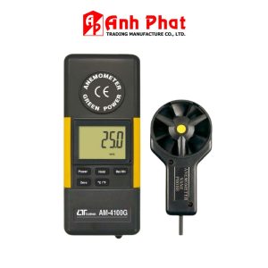 Máy đo tốc độ gió và nhiệt độ môi trường LUTRON AM-4100G, Thiết bị đo gió và nhiệt độ LUTRON AM 4100G, LUTRON AM4100G Anemometer and Temperature Meters