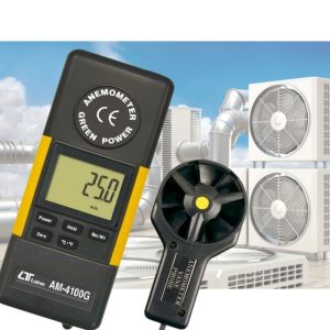Máy đo tốc độ gió và nhiệt độ môi trường LUTRON AM-4100G, Thiết bị đo gió và nhiệt độ LUTRON AM 4100G, LUTRON AM4100G Anemometer and Temperature Meters
