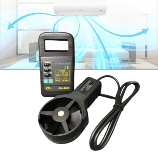 M&aacute;y đo tốc độ gi&oacute; LUTRON AM-4200, Thi&ecirc;́t bị đo t&ocirc;́c đ&ocirc;̣ gió v&agrave; lưu lượng kh&ocirc;ng kh&iacute; LUTRON AM 4200, LUTRON AM4200 Anemometers (Vane Type, Hot Wire)