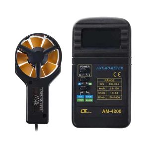 Máy đo tốc độ gió LUTRON AM-4200, Thiết bị đo tốc độ gió và lưu lượng không khí LUTRON AM 4200, LUTRON AM4200 Anemometers (Vane Type, Hot Wire)