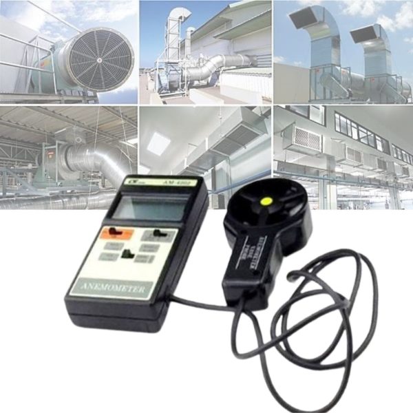 Máy đo tốc độ gió, nhiệt độ môi trường LUTRON AM-4202, Thiết bị đo gió và nhiệt độ môi trường LUTRON AM 4202, Lutron AM4202 Digital Anemometer With Temperature