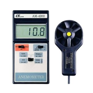 Máy đo tốc độ gió, nhiệt độ môi trường LUTRON AM-4202, Thiết bị đo gió và nhiệt độ môi trường LUTRON AM 4202, Lutron AM4202 Digital Anemometer With Temperature