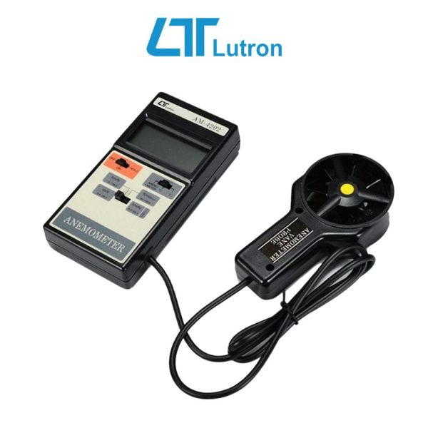 Máy đo tốc độ gió, nhiệt độ môi trường LUTRON AM-4202, Thiết bị đo gió và nhiệt độ môi trường LUTRON AM 4202, Lutron AM4202 Digital Anemometer With Temperature