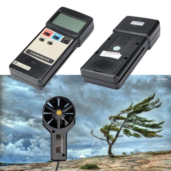 Máy đo tốc độ gió và nhiệt độ môi trường LUTRON AM-4203, Thiết bị đo gió và lưu lượng không khí LUTRON AM 4203, Lutron AM4203 Digital Anemometer With Temperature