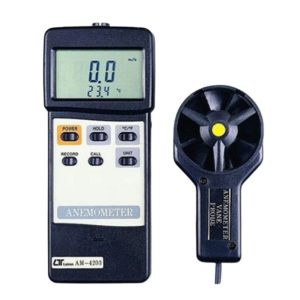 Máy đo tốc độ gió và nhiệt độ môi trường LUTRON AM-4203, Thiết bị đo gió và lưu lượng không khí LUTRON AM 4203, Lutron AM4203 Digital Anemometer With Temperature