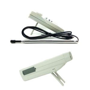 máy đo tốc độ gió có đầu dò dạng ống lồng mở rộng LUTRON AM-4214SD, máy đo tốc độ gió và nhiệt độ môi trường LUTRON AM 4214SD que đo kéo dài, LUTRON AM4214SD Anemometer with telescopic probe