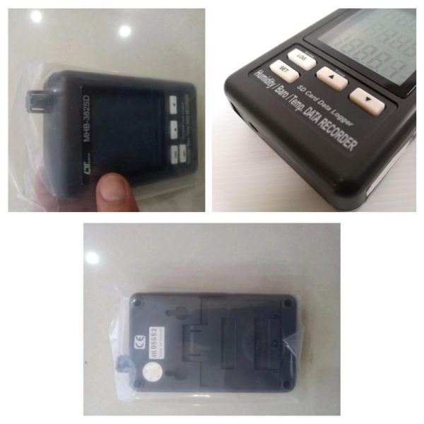 Máy đo áp suất - nhiệt độ và độ ẩm LUTRON MHB-382SD, Máy ghi dữ liệu mội trường LUTRON MHB-382SD, Real Time Data Logger LUTRON MHB-382SD