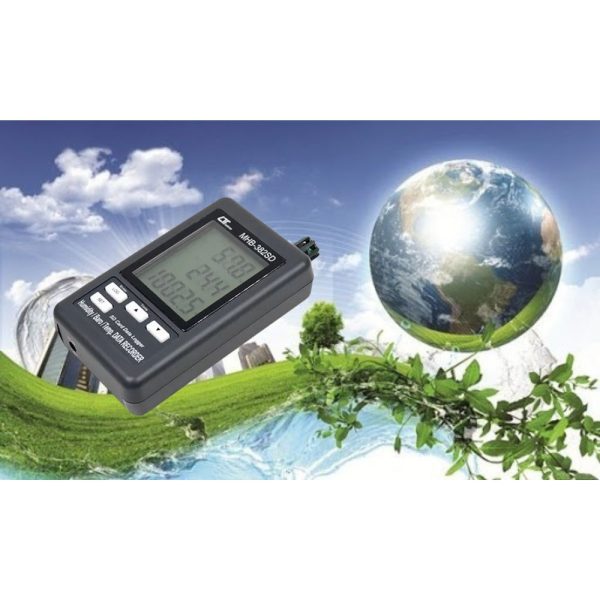 Máy đo áp suất - nhiệt độ và độ ẩm LUTRON MHB-382SD, Máy ghi dữ liệu mội trường LUTRON MHB-382SD, Real Time Data Logger LUTRON MHB-382SD