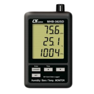 Máy đo áp suất - nhiệt độ và độ ẩm LUTRON MHB-382SD, Máy ghi dữ liệu mội trường LUTRON MHB-382SD, Real Time Data Logger LUTRON MHB-382SD