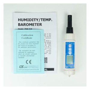Máy đo áp suất, nhiệt độ và độ ẩm LUTRON PHB-318, bút đo độ ẩm, nhiệt độ và áp suất khí quyển LUTRON PHB318, Lutron PHB-318 Electronic Humidity and Barometer Temperature Meter