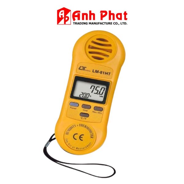 máy đo nhiệt độ và độ ẩm LUTRON LM-81HT, thiết bị đo độ ẩm và nhiệt độ môi trường LUTRON LM 81HT, Lutron LM-81HT Humidity/Temp Meter Pocket Size