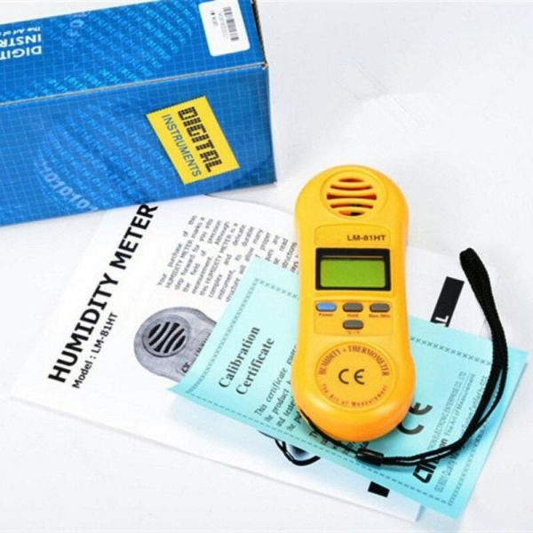 máy đo nhiệt độ và độ ẩm LUTRON LM-81HT, thiết bị đo độ ẩm và nhiệt độ môi trường LUTRON LM 81HT, Lutron LM-81HT Humidity/Temp Meter Pocket Size