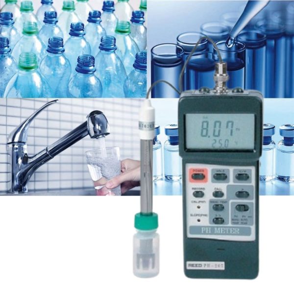 máy đo pH nước LUTRON PH-207 cầm tay nhỏ gọn, thiết bị đo độ pH của nước LUTRON PH 207, Lutron PH207 pH Meter