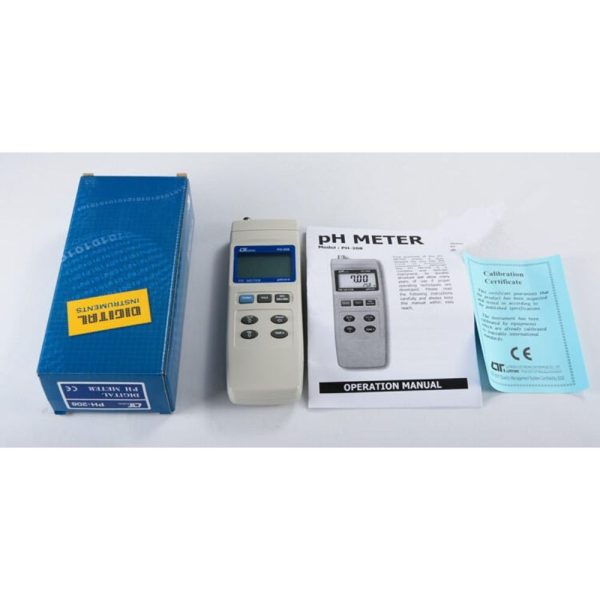 máy đo pH nước LUTRON PH-208, máy đo độ pH trong nước LUTRON PH 208, LUTRON PH208 pH Meter