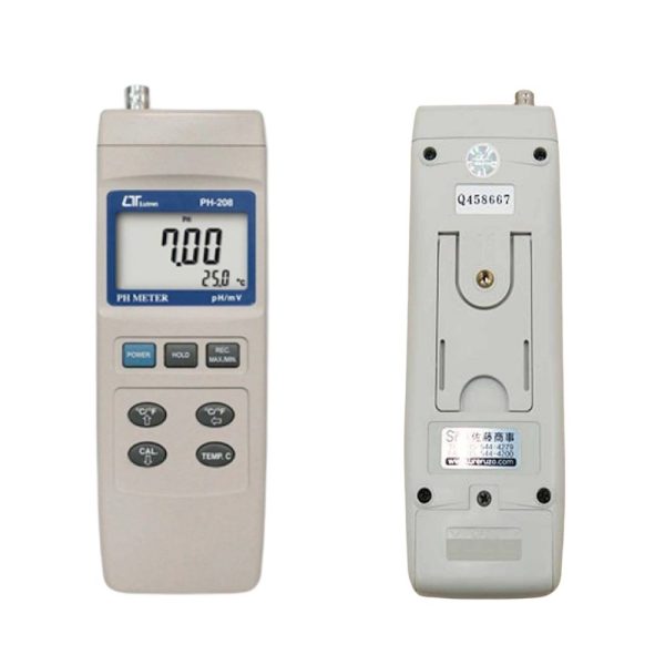 máy đo pH nước LUTRON PH-208, máy đo độ pH trong nước LUTRON PH 208, LUTRON PH208 pH Meter