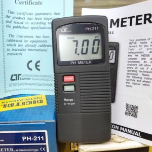 máy đo pH nước LUTRON PH-211 cầm tay, máy đo độ pH của nước LUTRON PH 211, LUTRON PH211 pH Meter