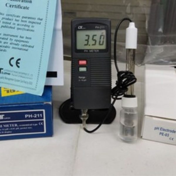 máy đo pH nước LUTRON PH-211 cầm tay, máy đo độ pH của nước LUTRON PH 211, LUTRON PH211 pH Meter