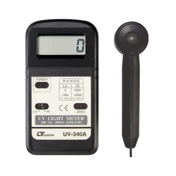 Máy đo ánh sáng UV LUTRON UV-340A cầm tay nhỏ gọn Máy đo ánh sáng UV LUTRON UV-340A, máy đo bức xạ cực tím LUTRON UV 340A, UVA Meter Lutron UV-340A