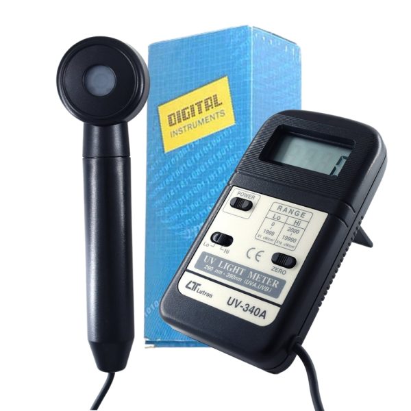 Máy đo ánh sáng UV LUTRON UV-340A, máy đo bức xạ cực tím LUTRON UV 340A, UVA Meter Lutron UV-340A