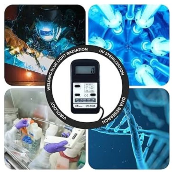 Máy đo ánh sáng UV LUTRON UV-340A, máy đo bức xạ cực tím LUTRON UV 340A, UVA Meter Lutron UV-340A