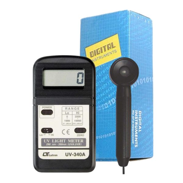 Máy đo ánh sáng UV LUTRON UV-340A, máy đo bức xạ cực tím LUTRON UV 340A, UVA Meter Lutron UV-340A