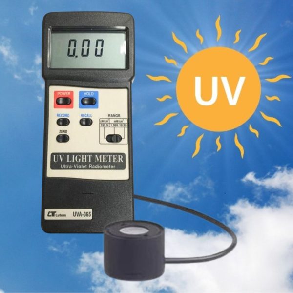 Máy đo ánh sáng UVA LUTRON UVA-365 cầm tay nhỏ gọn Máy đo ánh sáng UVA LUTRON UVA-365, Thiết bị đo bức xạ cực tím LUTRON UVA365, UVA LIGHT METER LUTRON UVA 365