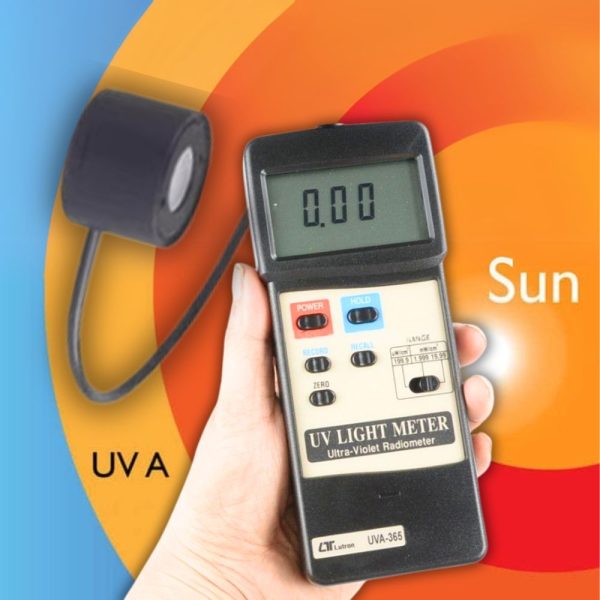Máy đo ánh sáng UVA LUTRON UVA-365 cầm tay nhỏ gọn Máy đo ánh sáng UVA LUTRON UVA-365, Thiết bị đo bức xạ cực tím LUTRON UVA365, UVA LIGHT METER LUTRON UVA 365