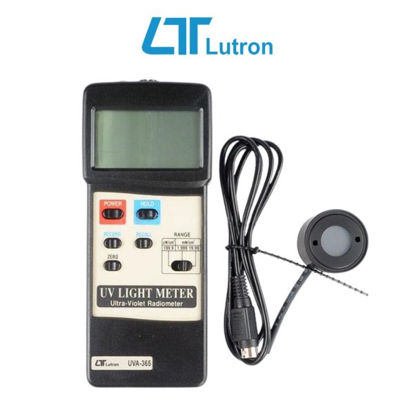 Máy đo ánh sáng UVA LUTRON UVA-365 cầm tay nhỏ gọn Máy đo ánh sáng UVA LUTRON UVA-365, Thiết bị đo bức xạ cực tím LUTRON UVA365, UVA LIGHT METER LUTRON UVA 365