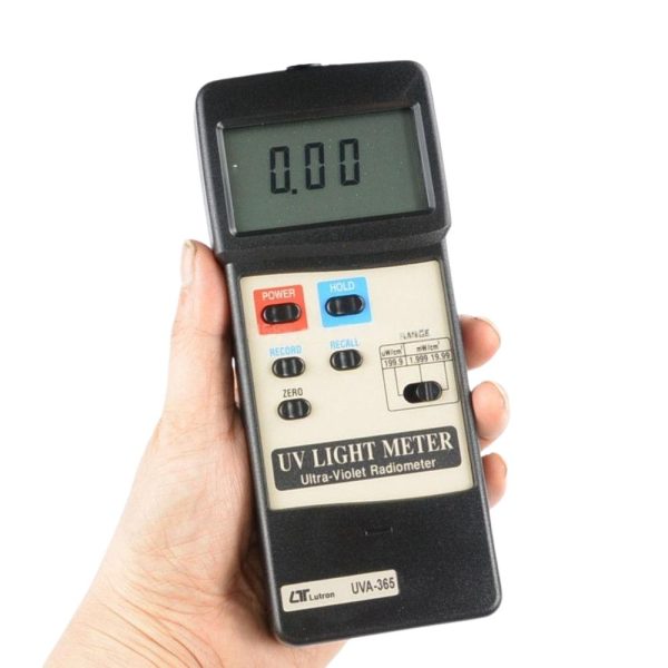 Máy đo ánh sáng UVA LUTRON UVA-365 cầm tay nhỏ gọn Máy đo ánh sáng UVA LUTRON UVA-365, Thiết bị đo bức xạ cực tím LUTRON UVA365, UVA LIGHT METER LUTRON UVA 365