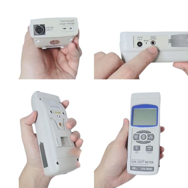 Máy đo ánh sáng UVA Lutron UVA-365SD, Thiết bị đo bức xạ cực tím Lutron UVA 365SD Datalogger, UVA LIGHT METER LUTRON UVA-365SD