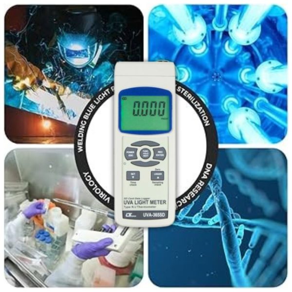 Máy đo ánh sáng UVA Lutron UVA-365SD, Thiết bị đo bức xạ cực tím Lutron UVA 365SD Datalogger, UVA LIGHT METER LUTRON UVA-365SD