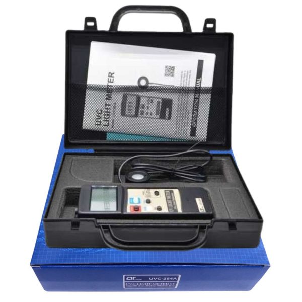 Máy đo ánh sáng UVC LUTRON UVC-254A cầm tay nhỏ gọn Máy đo ánh sáng UVC LUTRON UVC-254A, Thiết bị đo bức xạ cực tím LUTRON UVC 254A, UVC LIGHT METER LUTRON UVC-254A