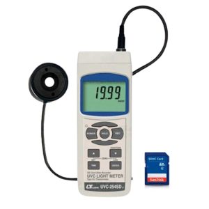 Máy đo ánh sáng UVC LUTRON UVC-254SD, Thiết bị đo bức xạ cực tím LUTRON UVC 254SD, UVC LIGHT METER LUTRON UVC-254SD Real-time data logger