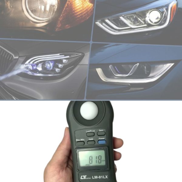 Máy đo cường độ ánh sáng LUTRON LM-81LX cầm tay nhỏ gọn máy đo cường độ ánh sáng LUTRON LM-81LX cảm biến liền thân, máy đo sáng cầm tay LUTRON LM 81LX, Light meter LUTRON LM81LX