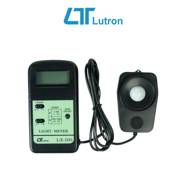 Máy đo cường độ ánh sáng LUTRON LX-100 cầm tay, máy đo sáng cảm biến rời LUTRON LX 100, Light meter LUTRON LX100