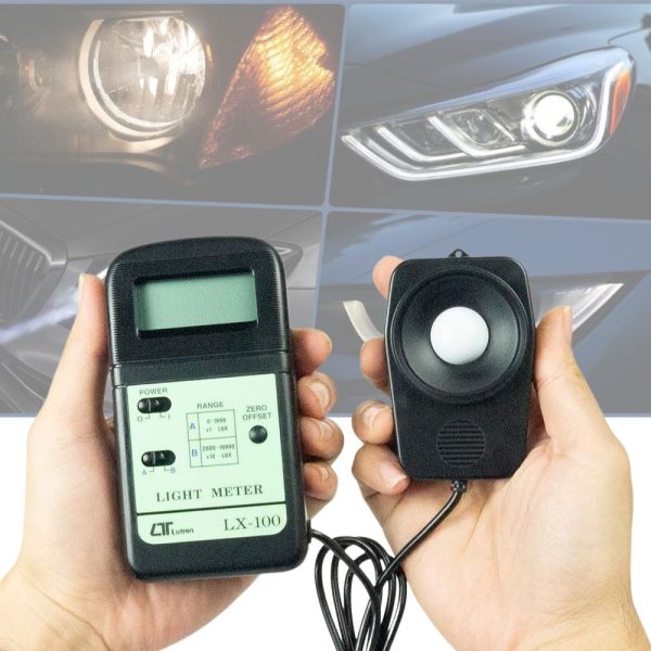Máy đo cường độ ánh sáng LUTRON LX-100 cầm tay, máy đo sáng cảm biến rời LUTRON LX 100, Light meter LUTRON LX100