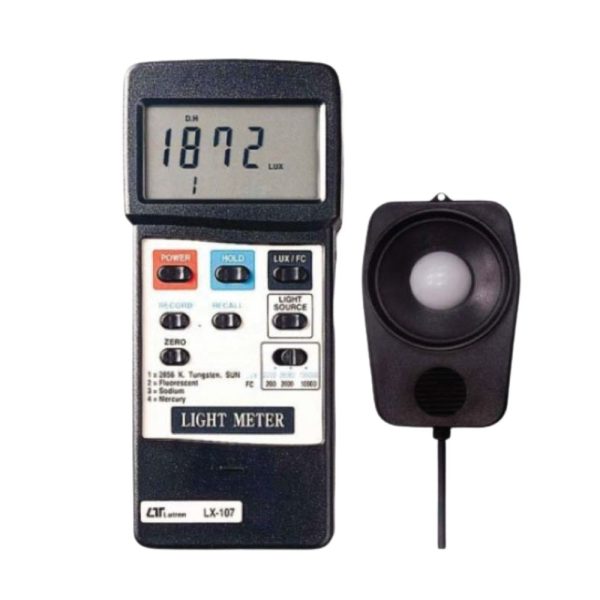 Máy đo cường độ ánh sáng LUTRON LX-107 cầm tay nhỏ gọn máy đo cường độ ánh sáng LUTRON LX-107, máy đo cường độ ánh sáng cảm biến rời LUTRON LX107, Lutron LX 107 Light Meter