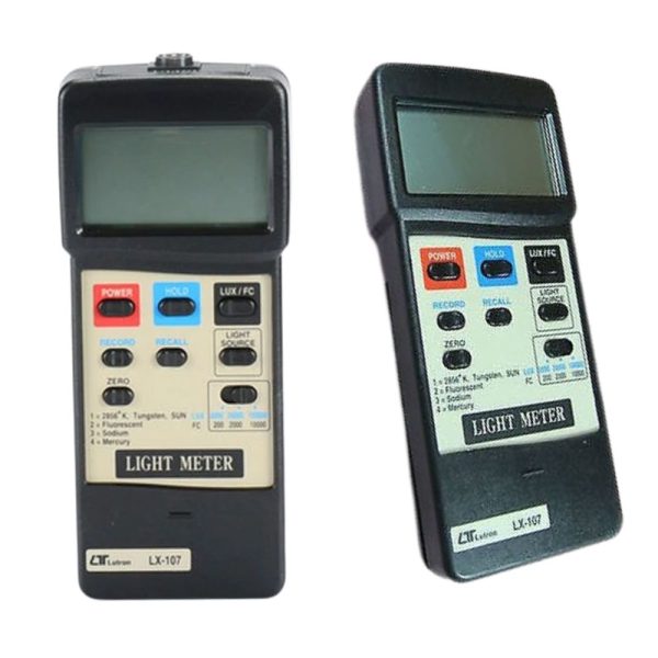 máy đo cường độ ánh sáng LUTRON LX-107, máy đo cường độ ánh sáng cảm biến rời LUTRON LX107, Lutron LX 107 Light Meter