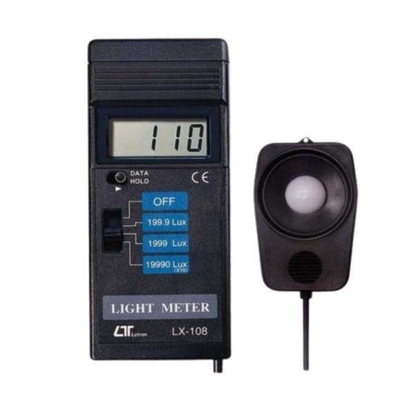 Máy đo cường độ ánh sáng LUTRON LX-108 cầm tay nhỏ gọn máy đo cường độ ánh sáng LUTRON LX-108, máy đo sáng cảm biến rời LUTRON LX108, Light meter LUTRON LX 108