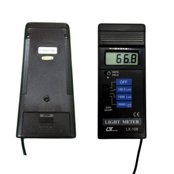 Máy đo cường độ ánh sáng LUTRON LX-108 cầm tay nhỏ gọn máy đo cường độ ánh sáng LUTRON LX-108, máy đo sáng cảm biến rời LUTRON LX108, Light meter LUTRON LX 108