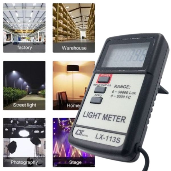 Máy đo cường độ ánh sáng LUTRON LX-113S cầm tay nhỏ gọn Máy đo cường độ ánh sáng LUTRON LX-113S cầm tay nhỏ gọn, máy đo ánh sáng LUTRON LX 113S, Light meter LUTRON LX113S