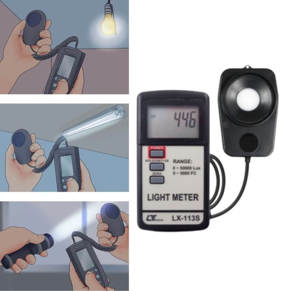 Máy đo cường độ ánh sáng LUTRON LX-113S cầm tay nhỏ gọn Máy đo cường độ ánh sáng LUTRON LX-113S cầm tay nhỏ gọn, máy đo ánh sáng LUTRON LX 113S, Light meter LUTRON LX113S