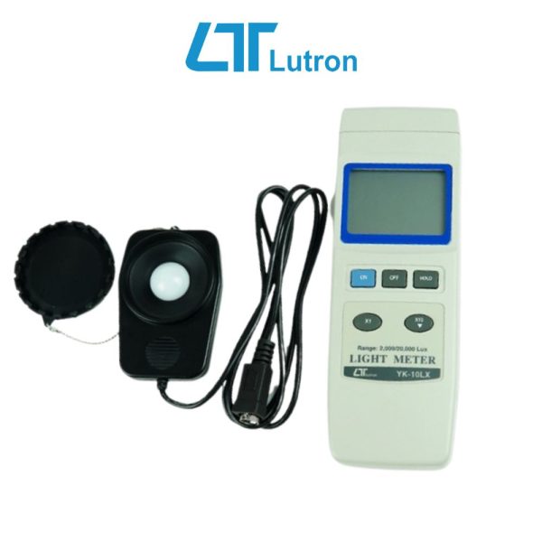 Máy đo cường độ ánh sáng LUTRON YK-10LX cảm biến rời cầm tay, máy đo ánh sáng LUTRON YK 10LX, Light meter LUTRON YK10LX