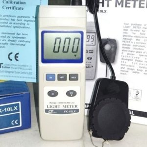 Máy đo cường độ ánh sáng LUTRON YK-10LX cảm biến rời cầm tay, máy đo ánh sáng LUTRON YK 10LX, Light meter LUTRON YK10LX