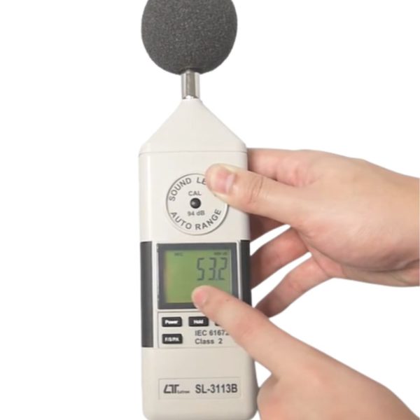 máy đo độ ồn LUTRON SL-3113B tự động điều chỉnh dải đo, thiết bị đo tiếng ồn LUTRON SL3113B, Lutron SL 3113B Sound Level Meter