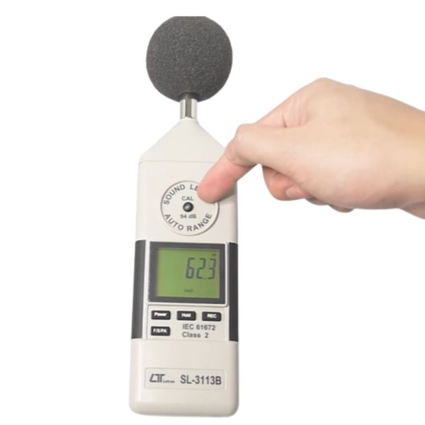máy đo độ ồn LUTRON SL-3113B tự động điều chỉnh dải đo, thiết bị đo tiếng ồn LUTRON SL3113B, Lutron SL 3113B Sound Level Meter