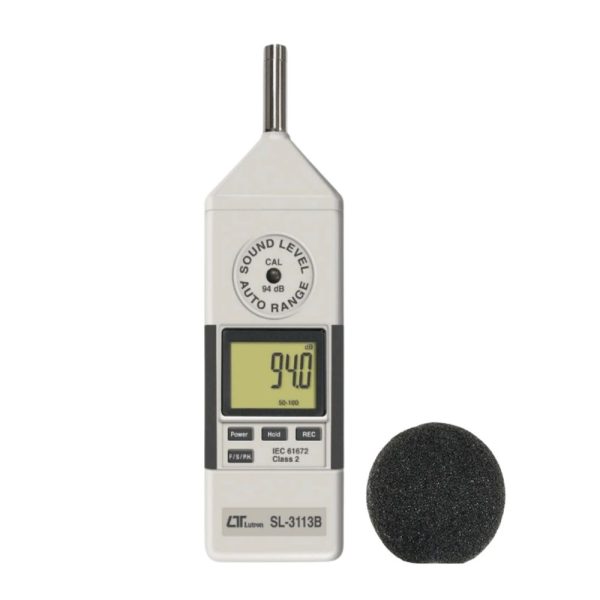 Máy đo độ ồn LUTRON SL-3113B tự động điều chỉnh dải đo máy đo độ ồn LUTRON SL-3113B tự động điều chỉnh dải đo, thiết bị đo tiếng ồn LUTRON SL3113B, Lutron SL 3113B Sound Level Meter