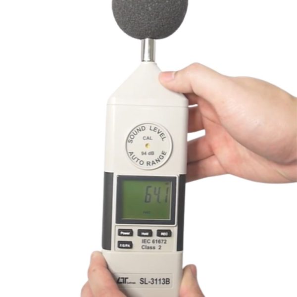 máy đo độ ồn LUTRON SL-3113B tự động điều chỉnh dải đo, thiết bị đo tiếng ồn LUTRON SL3113B, Lutron SL 3113B Sound Level Meter