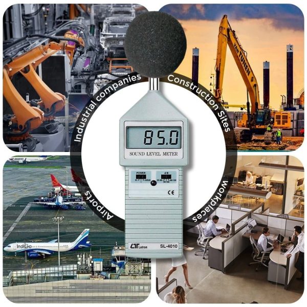 máy đo độ ồn LUTRON SL-4010, thiết bị đo tiếng ồn LUTRON SL4010, Lutron SL 4010 Sound Level Meter