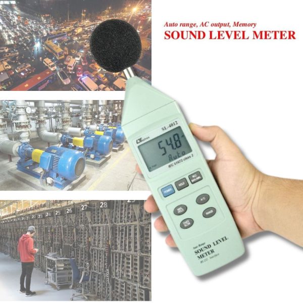 máy đo độ ồn LUTRON SL-4012, máy đo tiếng ồn tự động điều chỉnh dải đo LUTRON SL4012, Lutron SL-4012 Sound Level Meter